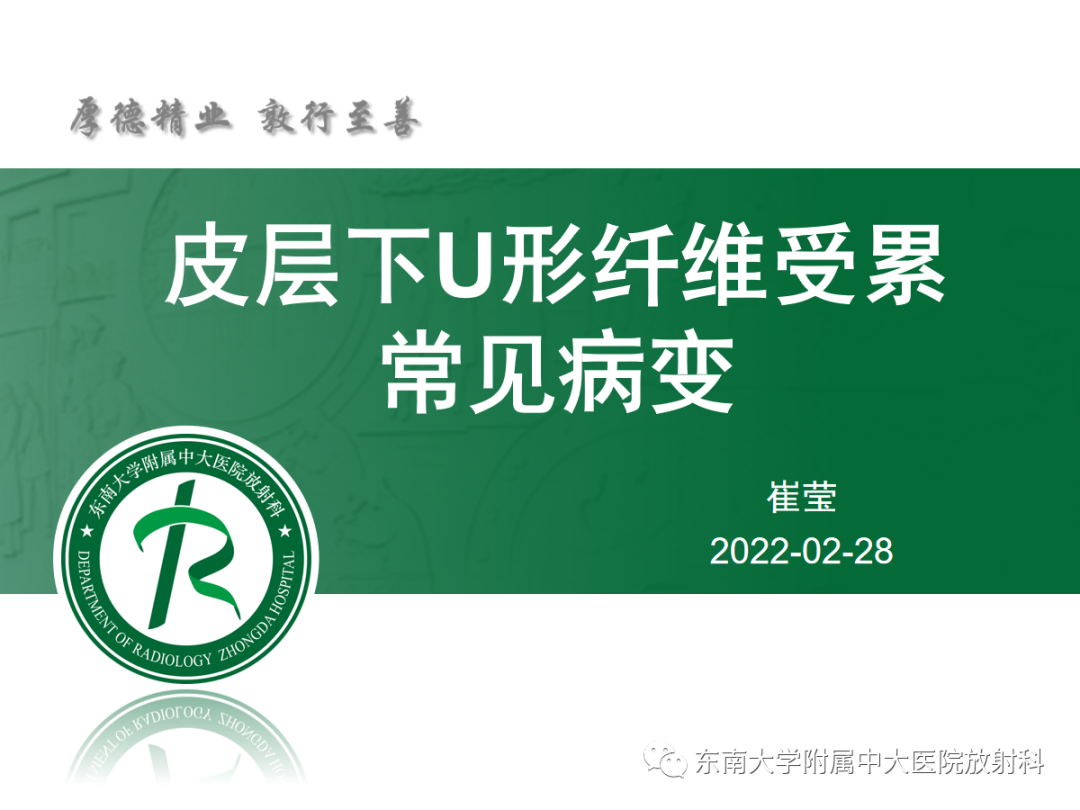 影像PPT - 【PPT】皮层下U形纤维受累常见病变-15