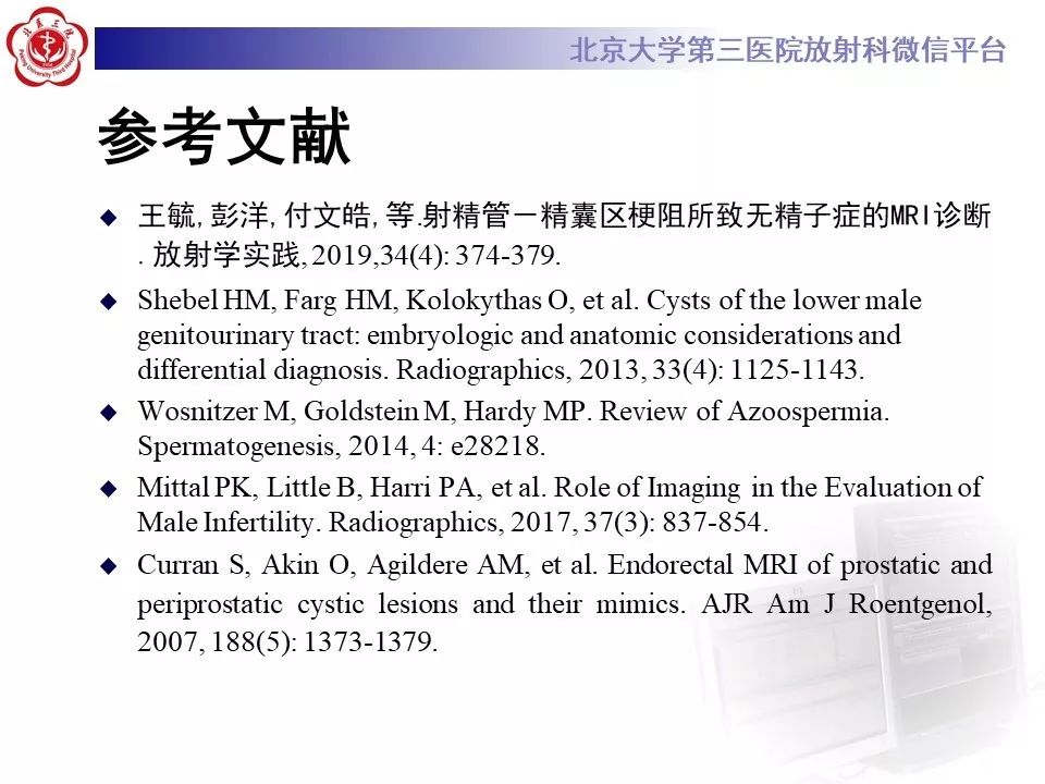 影像PPT - 【PPT】射精管-精囊区梗阻性无精子症-35
