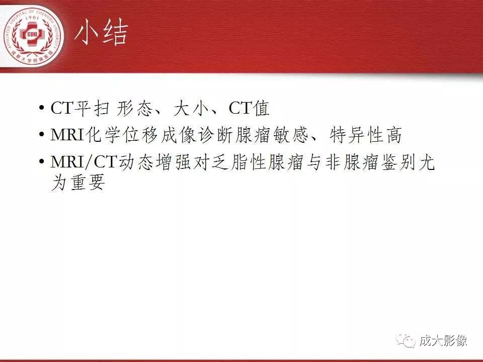 影像PPT - 【PPT】常见肾上腺疾病影像诊断-48