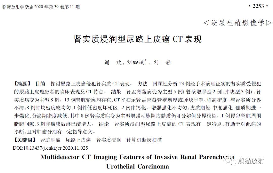影像PPT - 肾实质浸润型尿路上皮癌丨CT表现及鉴别诊断-33
