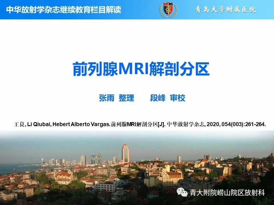 影像PPT - 【PPT】前列腺MRI解剖分区-1