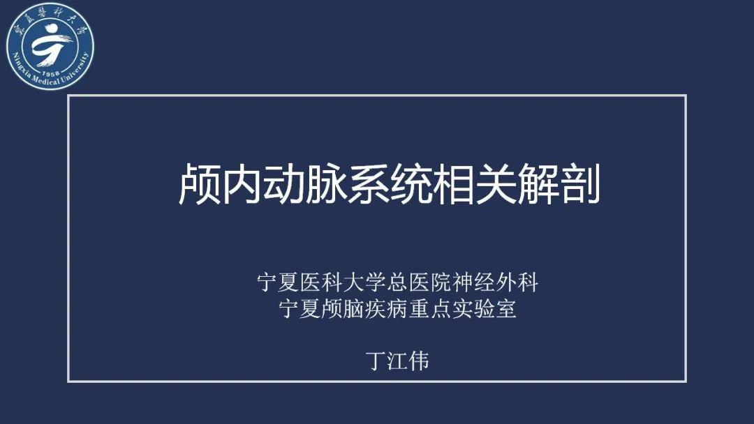 影像PPT - 【PPT】颅内动脉系统相关解剖-1