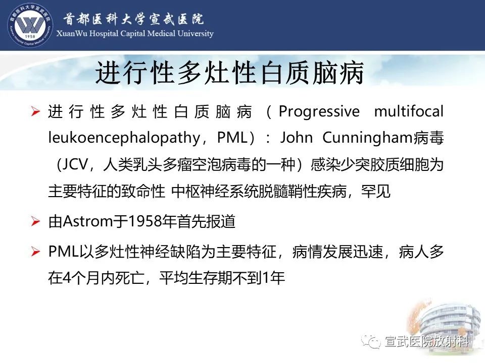 影像PPT - 【病例】进行性多灶性白质脑病1例CT及MR影像表现-12