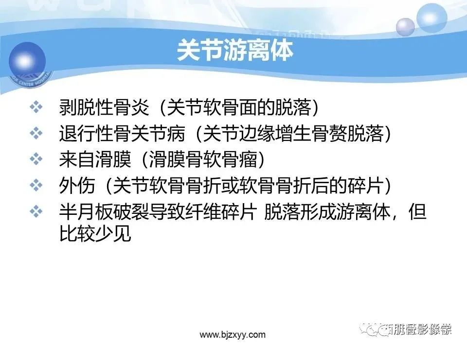 影像PPT - 【PPT】滑膜软骨瘤病与游离体-25