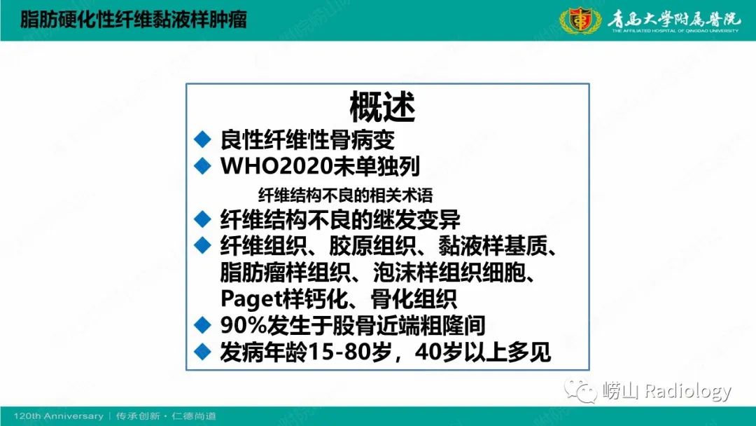 影像PPT - 【PPT】纤维命名相关骨肿瘤和肿瘤样病变的影像学鉴别诊断-29