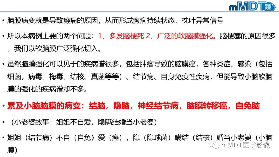 影像PPT - 【PPT】两例脑膜强化的隐球菌及综述-21
