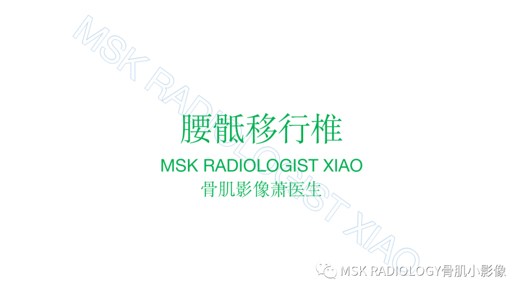 影像PPT - 【PPT】腰骶移行椎-1