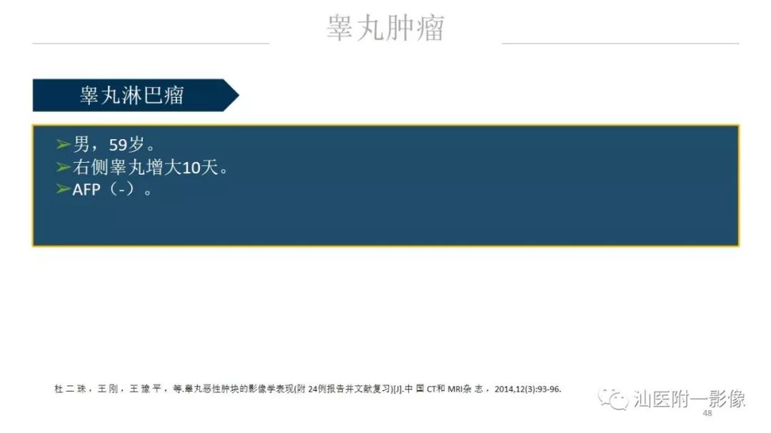 影像PPT - 【PPT】睾丸病变知多少-48