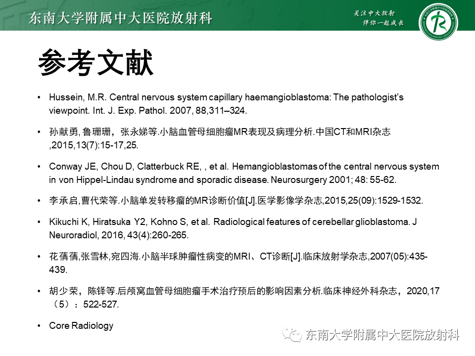 影像PPT - 【PPT】小脑血管母细胞瘤-36
