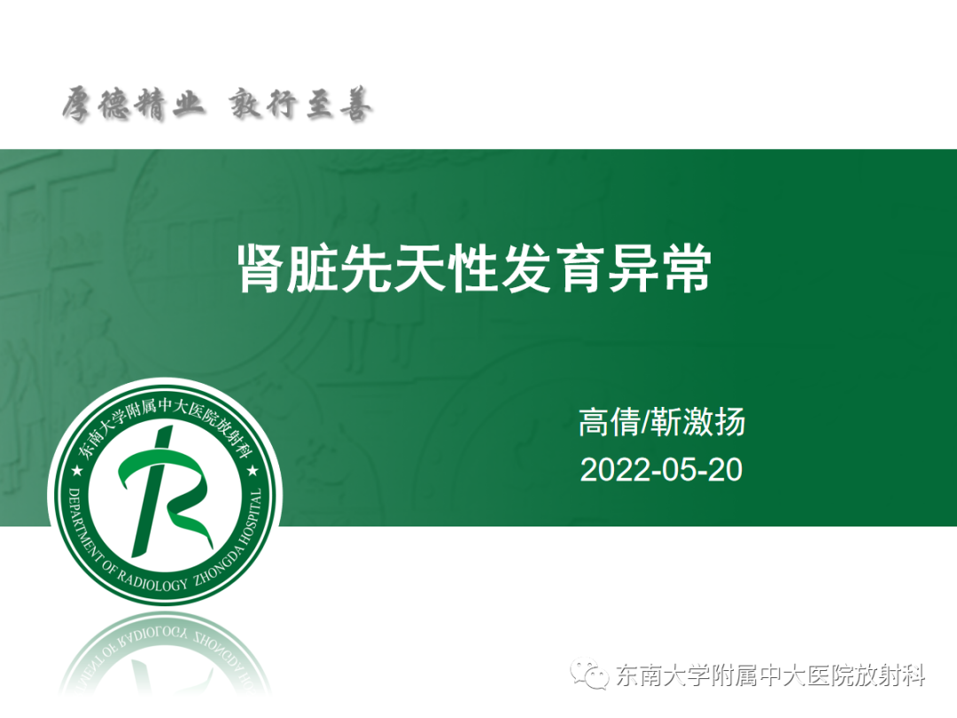 影像PPT - 【PPT】肾脏先天性发育异常-4