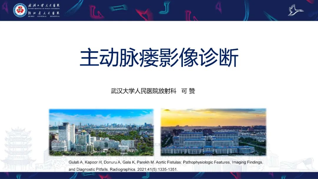 影像PPT - 【PPT】主动脉瘘影像诊断-1