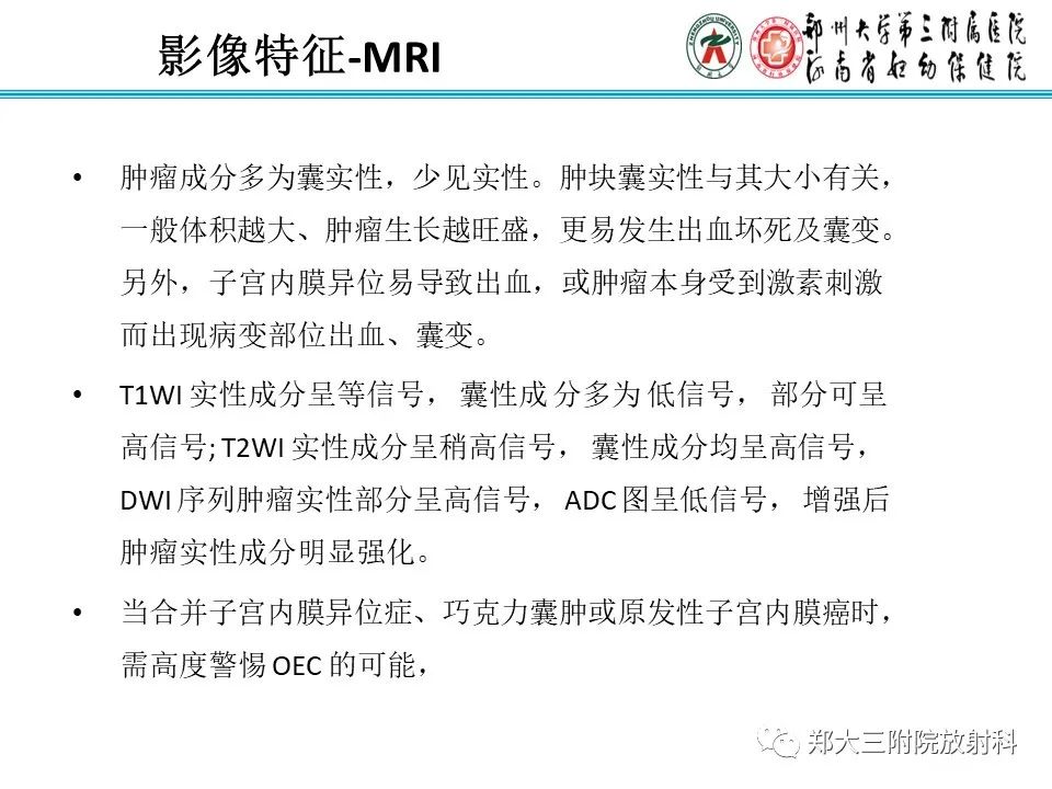 影像PPT - 【病例】卵巢子宫内膜样癌1例MR-15