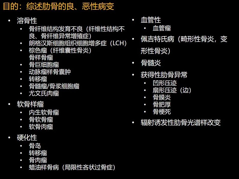 影像PPT - 【PPT】肋骨肿瘤、肿瘤样病变及获得性非创伤性病变的影像诊断基本思路-6 影像PPT - 【PPT】肋骨肿瘤、肿瘤样病变及获得性非创伤性病变的影像诊断基本思路-6