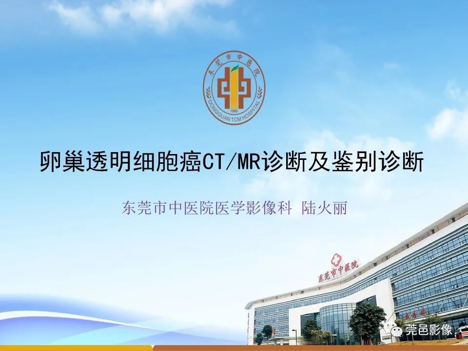 影像PPT - 【病例】卵巢透明细胞癌1例MR影像表现-14