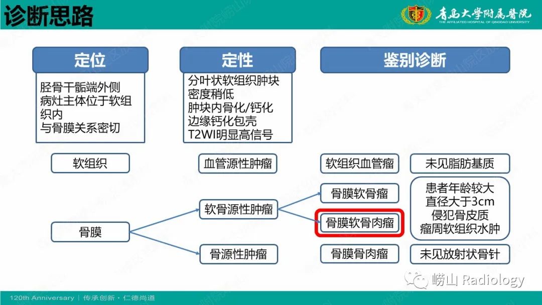 影像PPT - 【病例】胫骨骨膜软骨肉瘤1例CT及MR-23