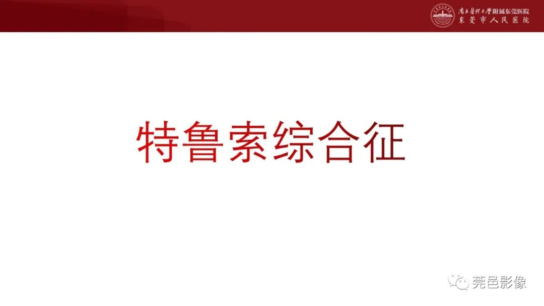 影像PPT - 【PPT】特鲁索综合征影像诊断-19