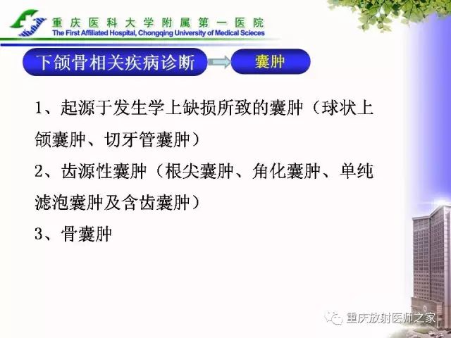 影像PPT - 【PPT】下颌骨解剖及相关疾病影像诊断-45