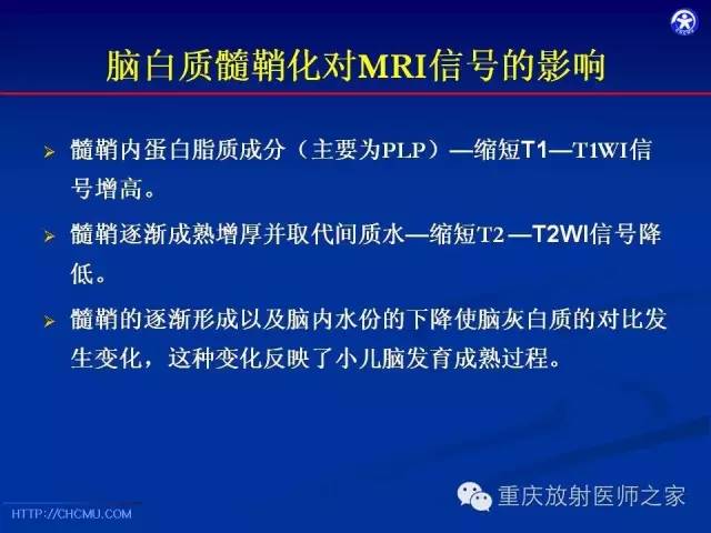 影像PPT - 【PPT】脑白质髓鞘化及相关疾病的MRI表现-5