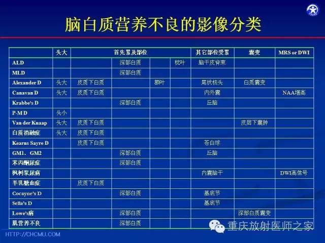 影像PPT - 【PPT】脑白质髓鞘化及相关疾病的MRI表现-19