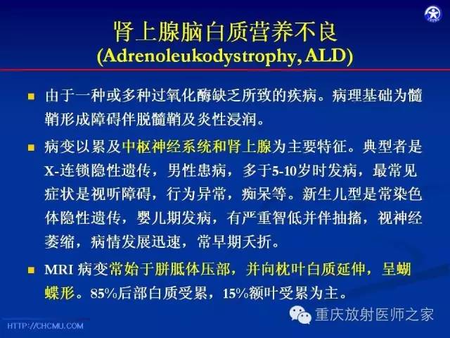 影像PPT - 【PPT】脑白质髓鞘化及相关疾病的MRI表现-32