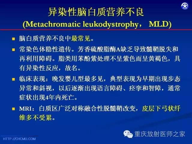 影像PPT - 【PPT】脑白质髓鞘化及相关疾病的MRI表现-35