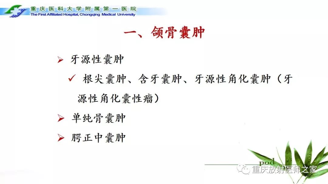 影像PPT - 【PPT】颌骨常见肿瘤及肿瘤样病变的CT诊断及鉴别诊断-5