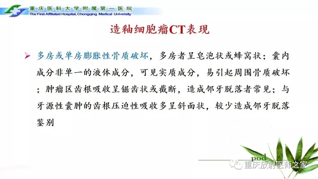 影像PPT - 【PPT】颌骨常见肿瘤及肿瘤样病变的CT诊断及鉴别诊断-24