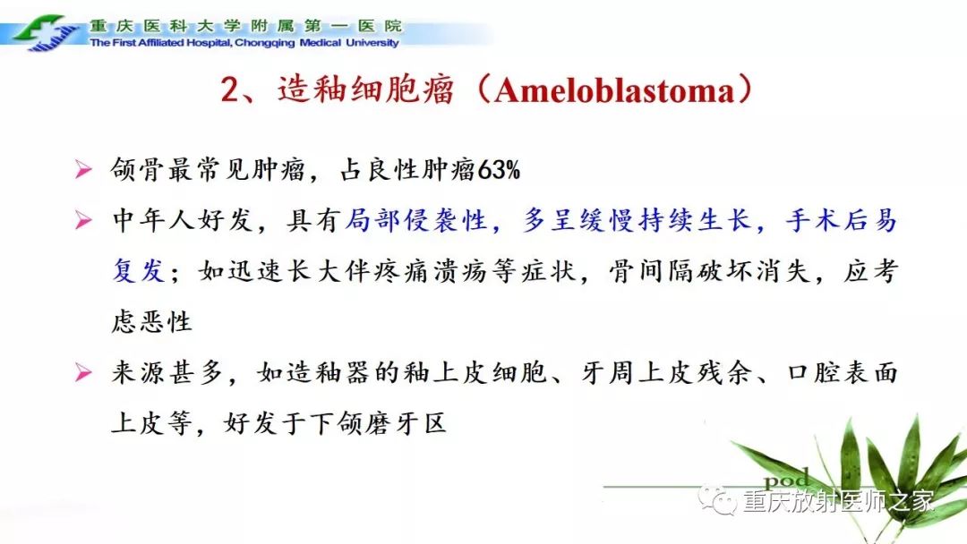影像PPT - 【PPT】颌骨常见肿瘤及肿瘤样病变的CT诊断及鉴别诊断-23