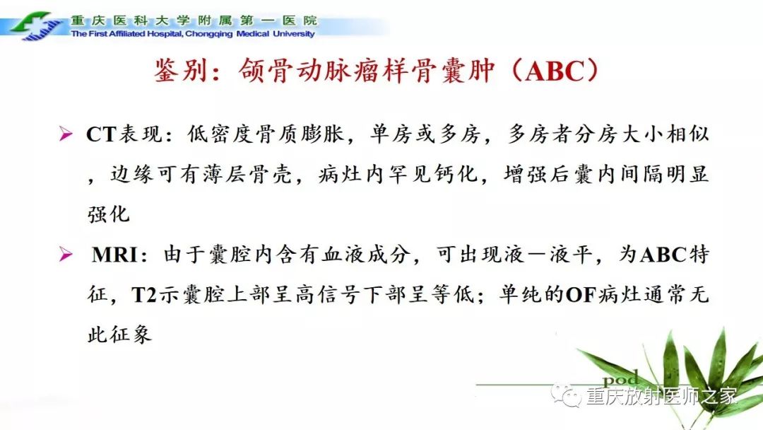 影像PPT - 【PPT】颌骨常见肿瘤及肿瘤样病变的CT诊断及鉴别诊断-39