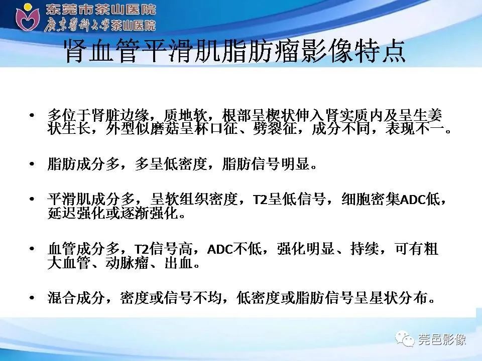 影像PPT - 【PPT】乏脂肪肾血管平滑肌脂肪瘤影像诊断-15