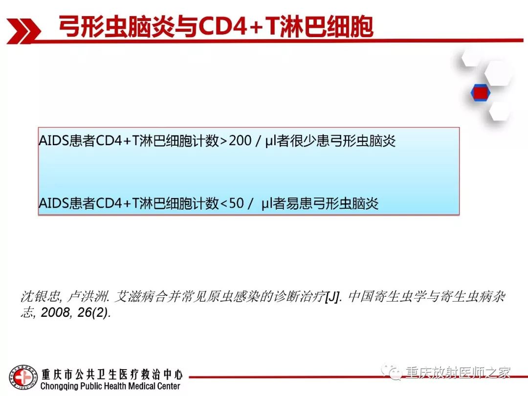 影像PPT - 【PPT】艾滋病相关弓形虫脑炎的影像表现-4