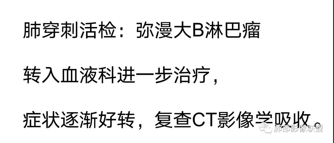 影像PPT - 【病例】肺部弥漫大B淋巴瘤病例思考及启示-69 影像PPT - 【病例】肺部弥漫大B淋巴瘤病例思考及启示-69