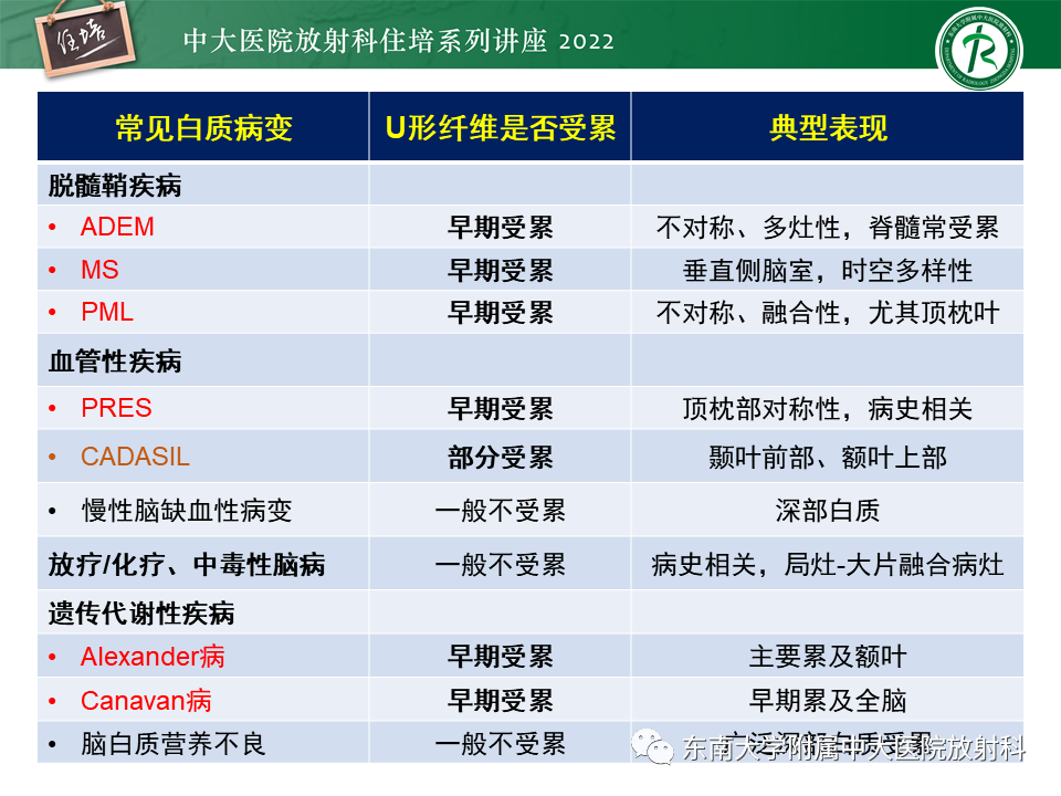 影像PPT - 【PPT】皮层下U形纤维受累常见病变-9