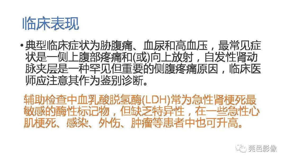 影像PPT - 【PPT】自发性肾动脉夹层CT诊断-22