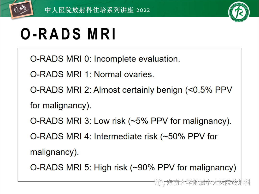 影像PPT - 【PPT】附件病变磁共振评分系统MRI O-RADS-15