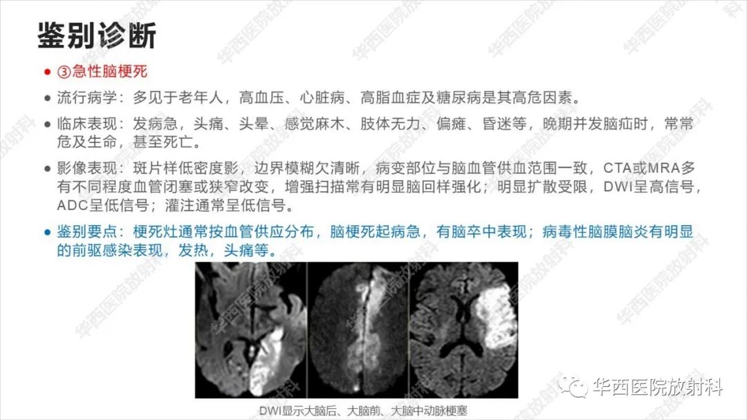 影像PPT - 【病例】出血坏死性病毒脑膜脑炎1例CT及MR影像学表现和鉴别诊断-24