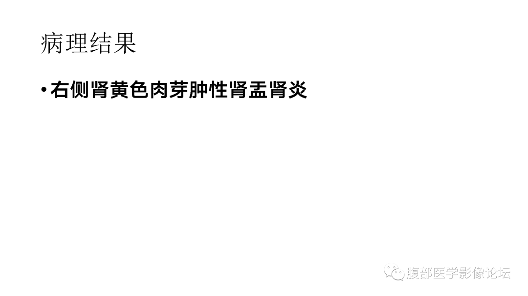影像PPT - 【病例】肾脏黄色肉芽肿性肾盂肾炎1例CT及MR影像诊断-13