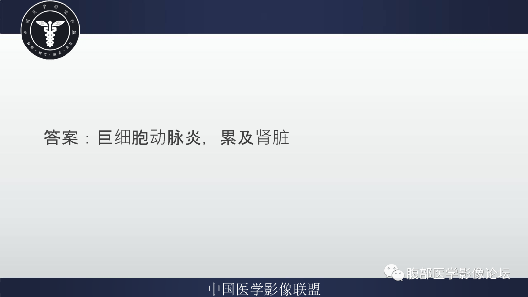 影像PPT - 【病例】巨细胞动脉炎累及肾脏1例CT影像-9