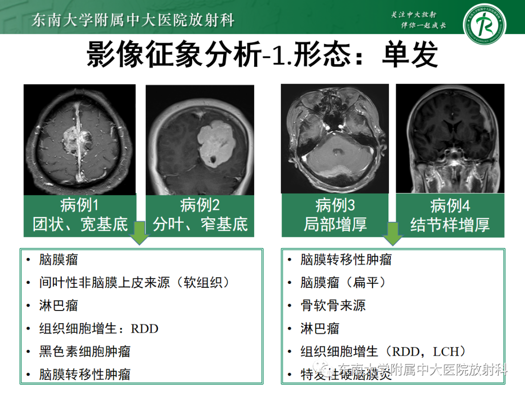 影像PPT - 【PPT】硬脑膜肿瘤性病变影像征象及鉴别诊断分析-13