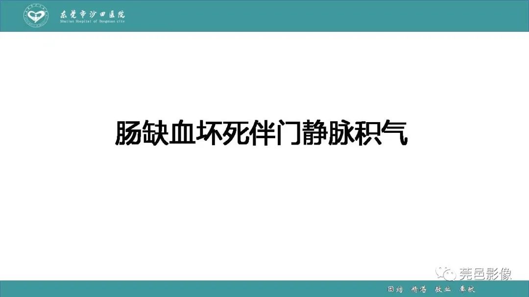 影像PPT - 【PPT】1例肠缺血坏死伴门静脉积气的CT诊断-19