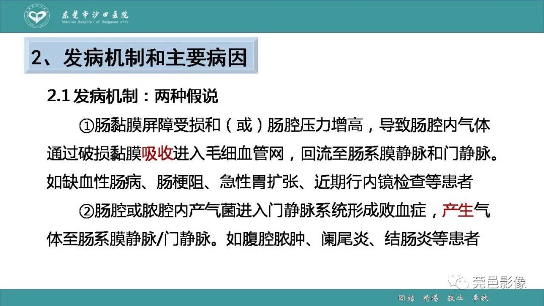 影像PPT - 【PPT】1例肠缺血坏死伴门静脉积气的CT诊断-22