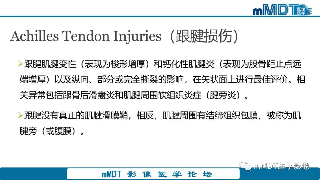 影像PPT - 【PPT】踝关节—跟腱损伤的影像分析-2 影像PPT - 【PPT】踝关节—跟腱损伤的影像分析-2