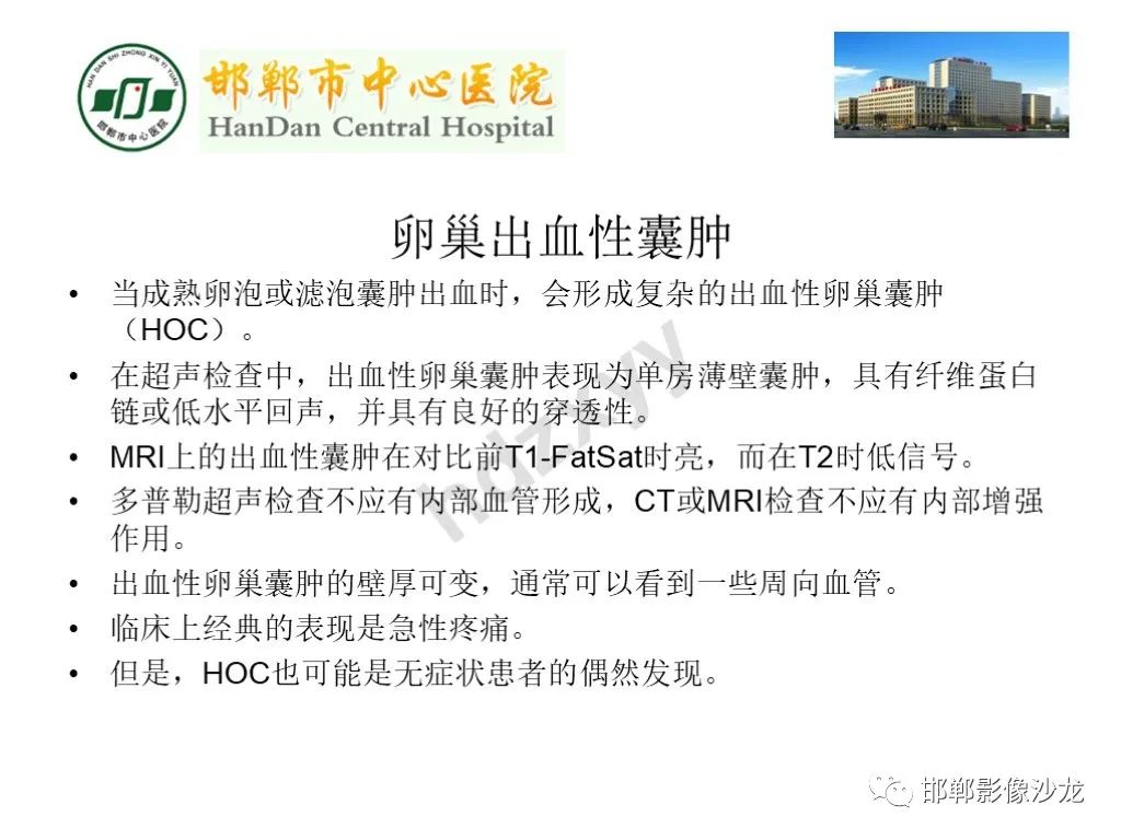 影像PPT - 【PPT】卵巢非肿瘤性病变的影像诊断-19
