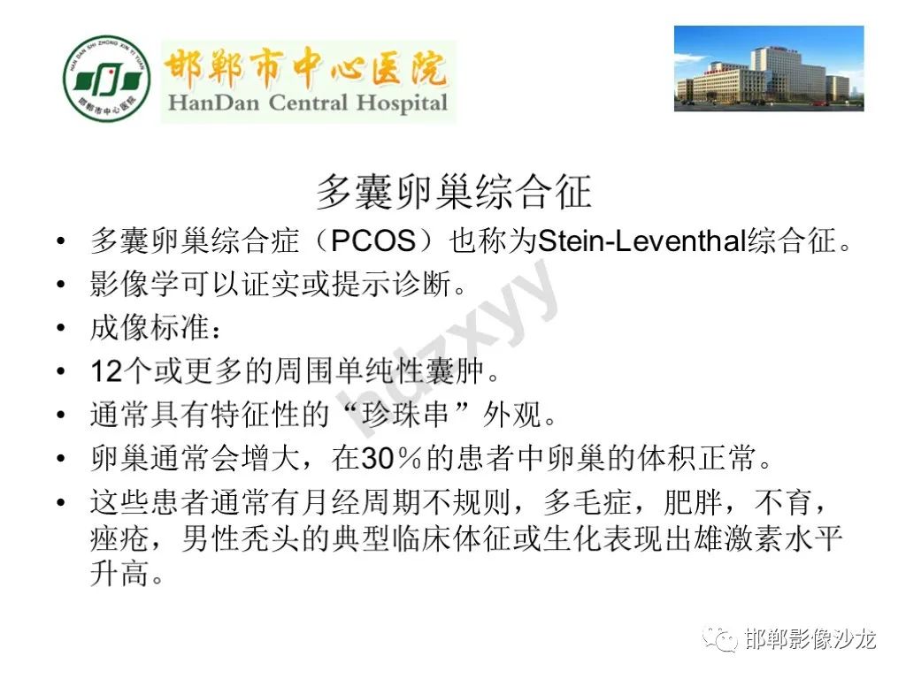 影像PPT - 【PPT】卵巢非肿瘤性病变的影像诊断-31