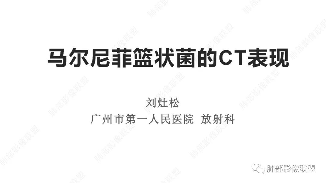 影像PPT - 【PPT】马尔尼菲篮状菌的CT表现-1 影像PPT - 【PPT】马尔尼菲篮状菌的CT表现-1