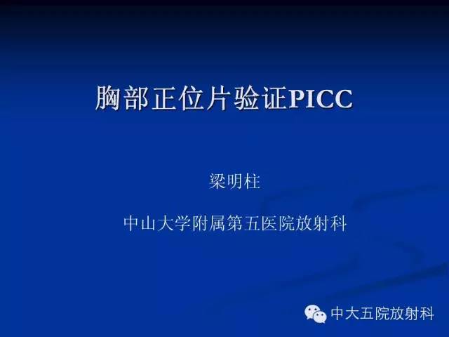影像PPT - 【PPT】胸部正位片验证PICC-2