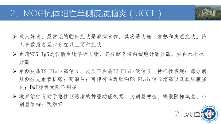 影像PPT - 【PPT】MOG抗体阳性单侧皮质脑炎的影像诊断及鉴别诊断-4