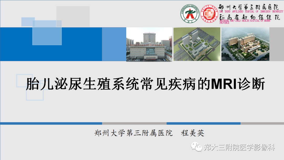 影像PPT - 【PPT】胎儿泌尿生殖系统常见疾病的MRI诊断-1