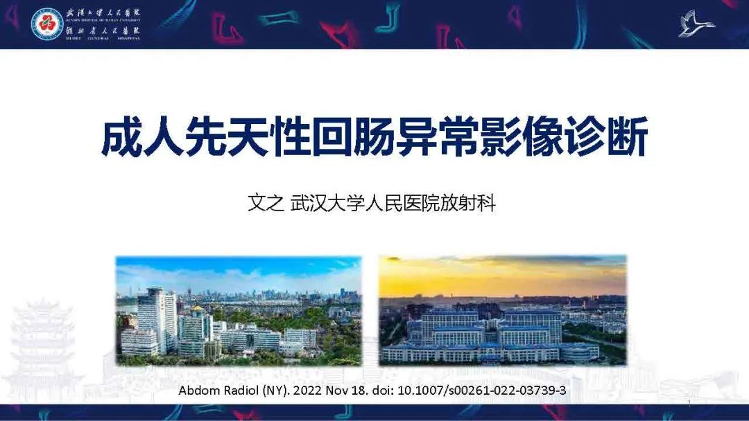 影像PPT - 【PPT】成人先天性回肠异常影像诊断-1