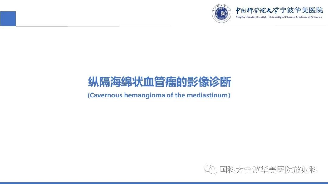 影像PPT - 【病例】纵隔海绵状血管瘤1例CT影像-12